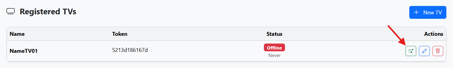 Playlist creation interface